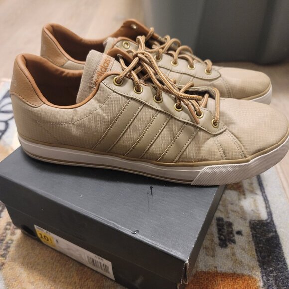 Adidas NEO Label Tan Ortholite Sneakers Shoes Men's US Size 11 Pre-Owned - Picture 1 of 8